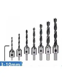 Набор сверл по дереву с зенкером