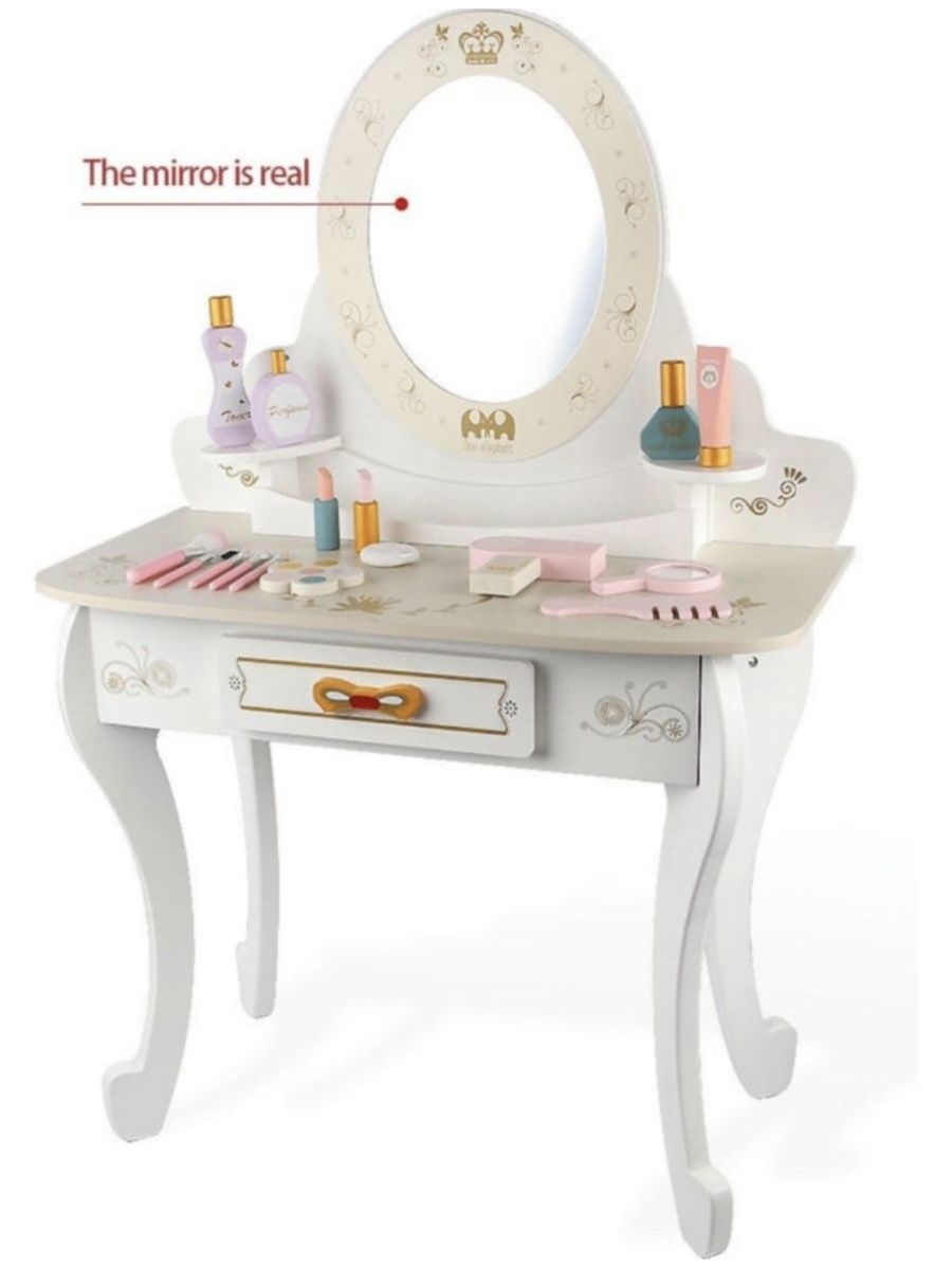 Туалетный столик принцесса с зеркалом