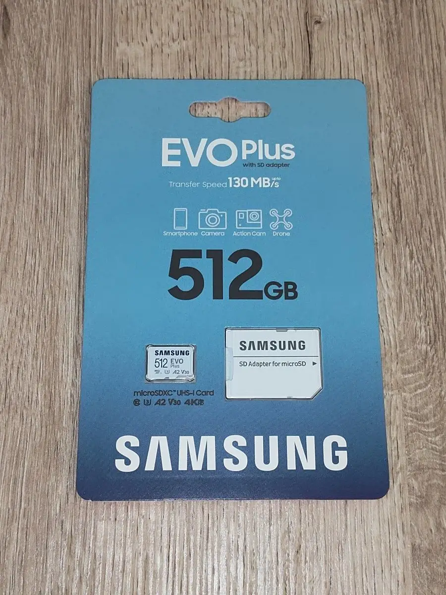 Карта памяти 512 гб samsung evo plus