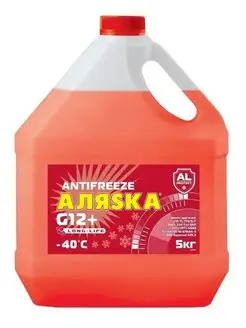 Антифриз Long Life G12+ готовый -40C красный 5 кг