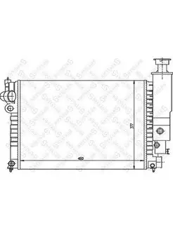 Радиатор системы охлаждения Peugeot 405 1.4 1.6 92-96