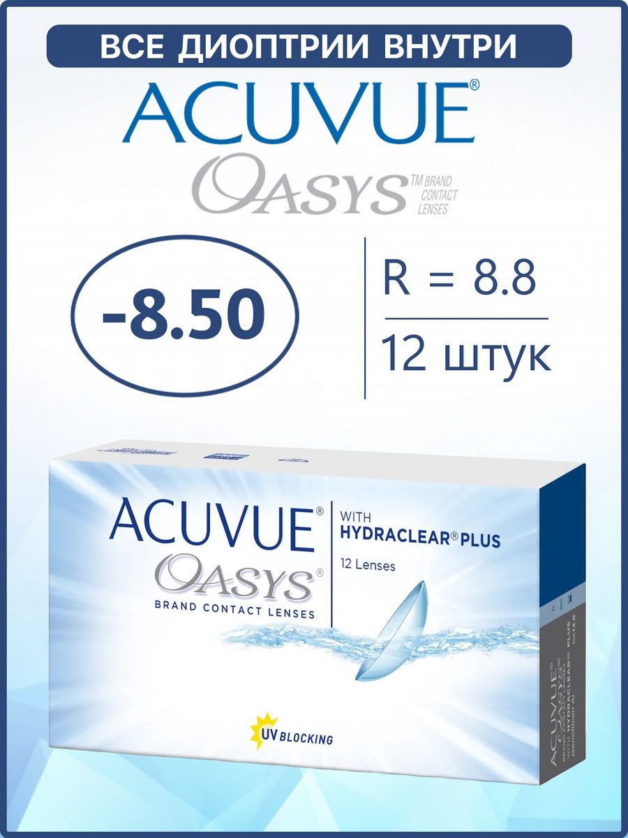 Контактные линзы acuvue oasys