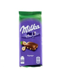 Шоколад молочный Milka 90 гр