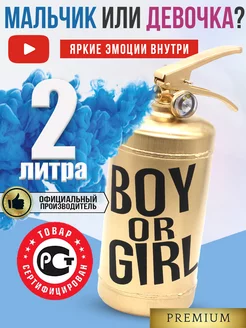 Огнетушитель гендер пати цветной дым Boy or Girl