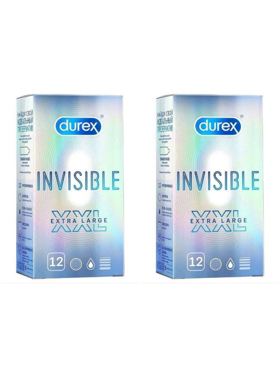 Invisible xxl. Durex Invisible XXL.