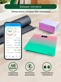 Умные весы диагностические Bluetooth 25х21