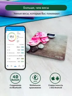 Умные весы диагностические с Bluetooth 25х21