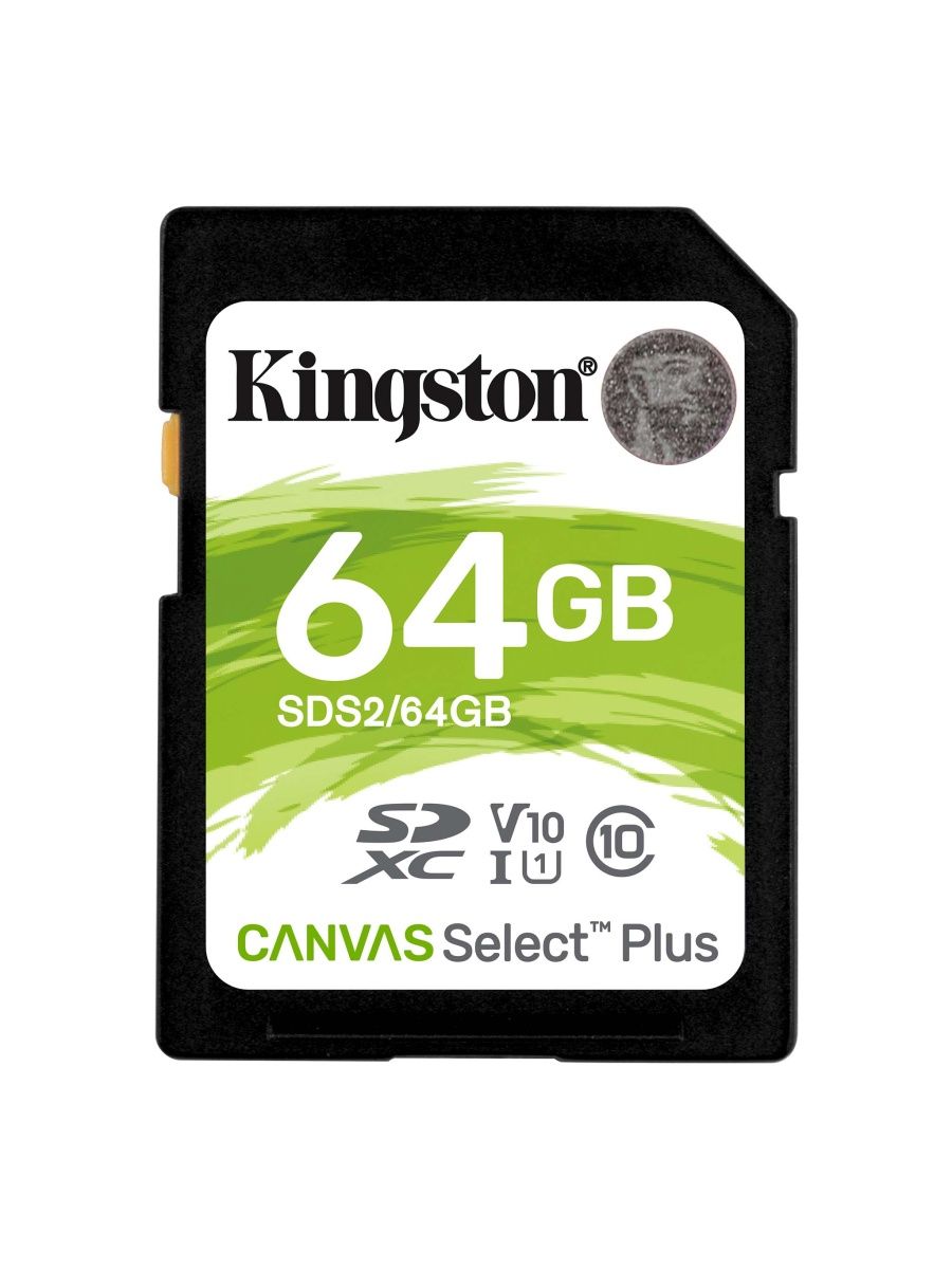 Карта памяти kingston canvas select plus