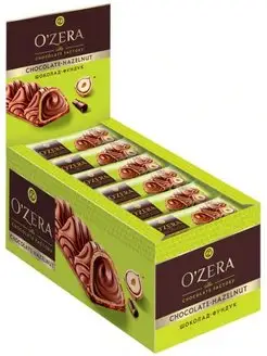 OZera, батончик Chocolate Hazelnut, 24 шт по 23 гр