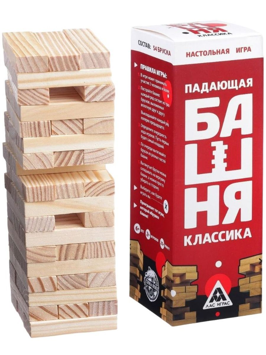 настольная игра падающая башня