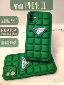 Чехол на Айфон iPhone 11 силиконовый Prada