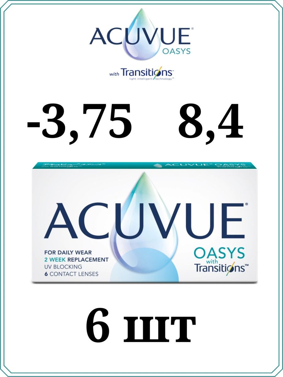 Acuvue oasys with transitions