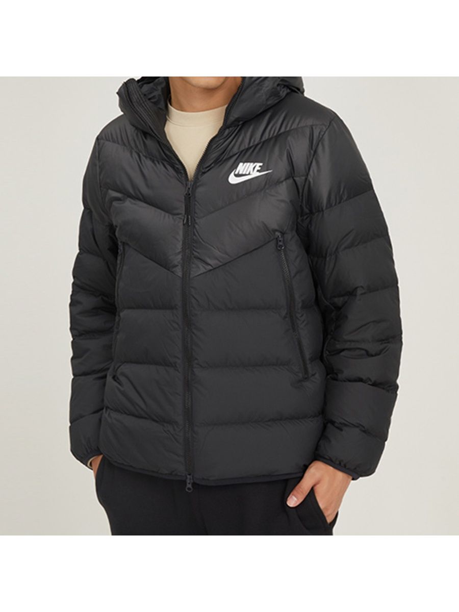 nike men's sportswear windrunner down fill hooded jacket