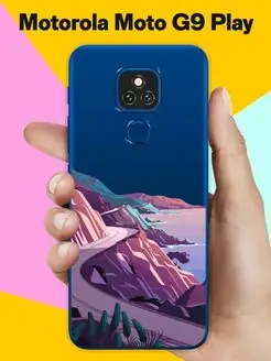 Чехол на Moto G9 Play с принтом