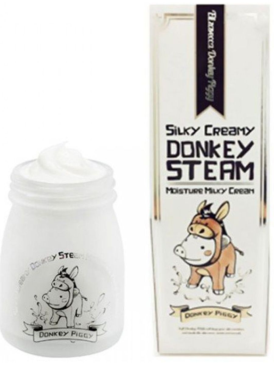 Silky creamy donkey steam cream moisture milky cream фото 72