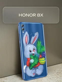 Новогодний чехол на Honor 8X Хуавей Хонор 8х