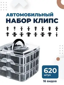 Клипсы для автомобилей Пистоны автомобильные 620 шт