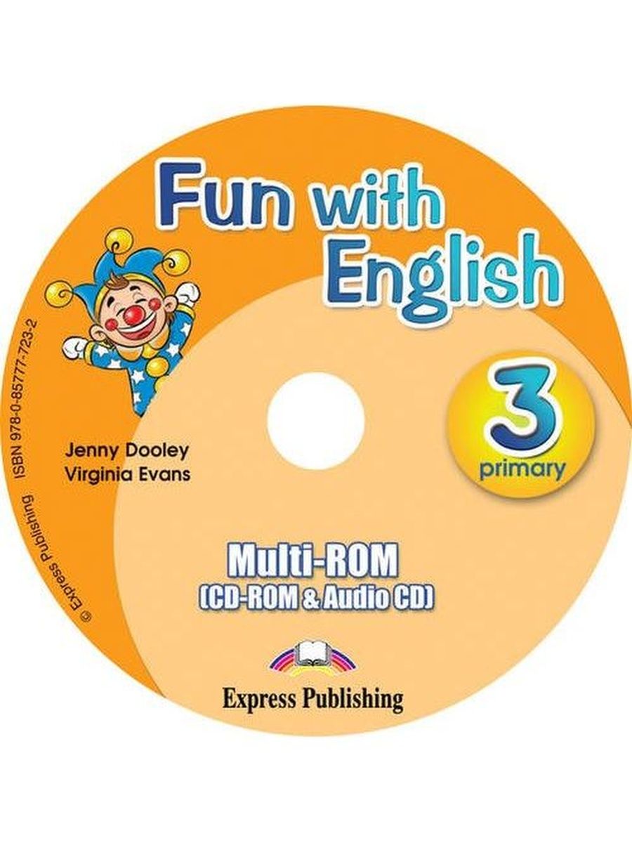 Primary English Express Publishing. CD-ROM С учебными материалами. Книга для учащегося с диском Multi-ROM. Audio CD. Young Stars 4. Fun page