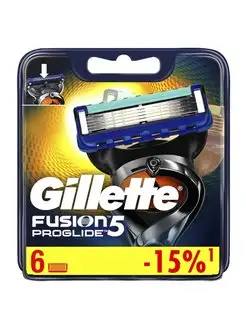 Сменные кассеты для бритья Fusion5 ProGlide, 6 шт