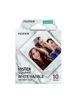 Картридж instax SQUARE White Marble, 10 снимков