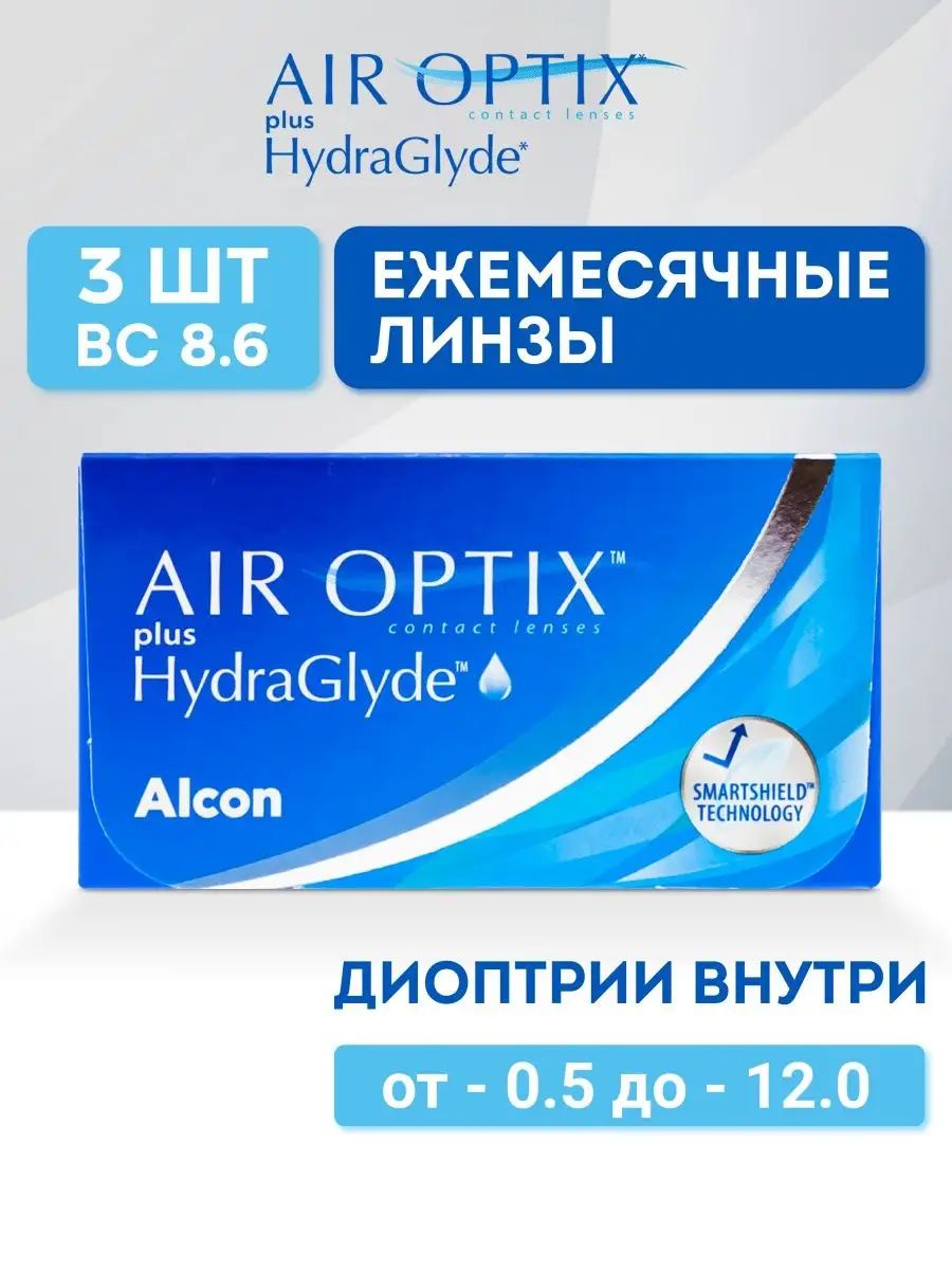 Линзы air optix hydraglyde