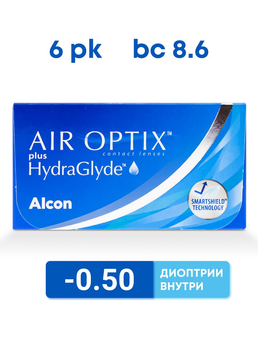 Линзы air optix hydraglyde