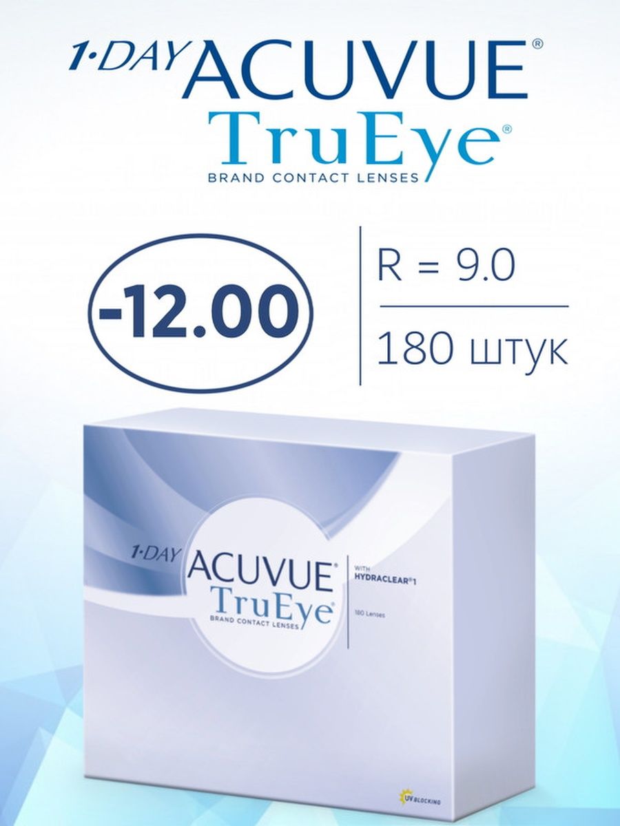 Линзы 1 day acuvue trueye. Контактные линзы 1 Day Acuvue TRUEYE 180 шт. Acuvue контактные линзы 1-Day TRUEYE - 1.50. 1-Day Acuvue TRUEYE 90. Линзы 1 Day Acuvue TRUEYE -6,5.