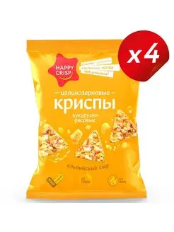 Чипсы (криспы) цельнозерновые Альпийский сыр 4 шт по 50г