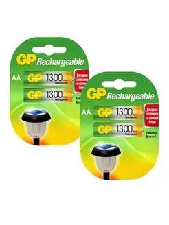 Аккумулятор тип AA, 1300 mAh, Ni-Mh, 1.2V, 4 шт