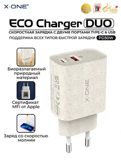 Быстрая зарядка iPhone Type-C и USB сетевой адаптер