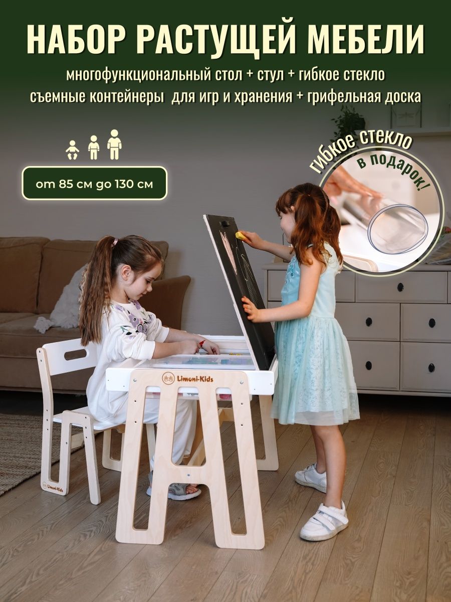 Наборы детской мебели стол и стул