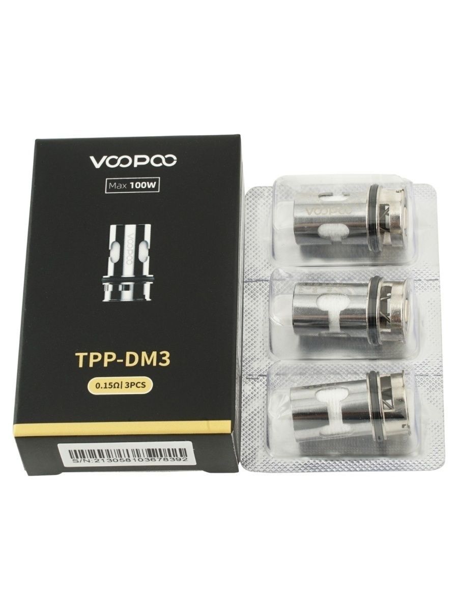 Плюс испаритель. Испаритель VOOPOO TPP-dm3 0.15ohm. Испаритель VOOPOO TPP-dm3, 0.15 ом. Испаритель TPP dm3. Испарители VOOPOO TPP dm1 0.15ohm 3шт./уп.