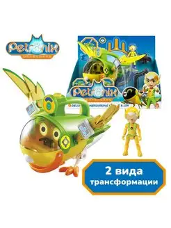 Игровой набор мега-трансформер Полли и фигурка. Petronix