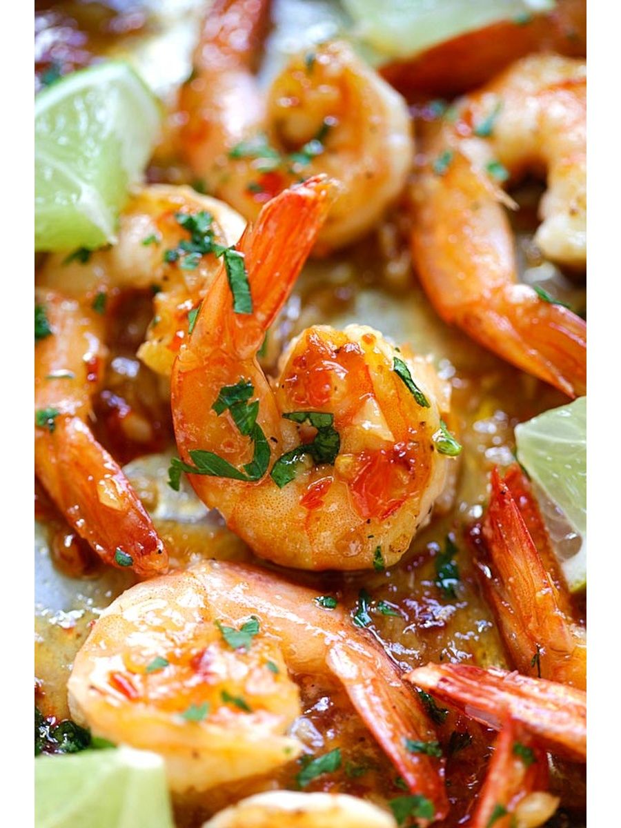 Chilli Prawns креветки в соусе Чили.