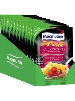 Каша овсяная в пакетиках без сахара Стройность деток 12по40г