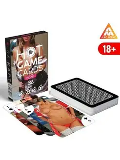 ИГРАЛЬНЫЕ КАРТЫ HOT GAME CARDS НУАР, 36 карт, 18+