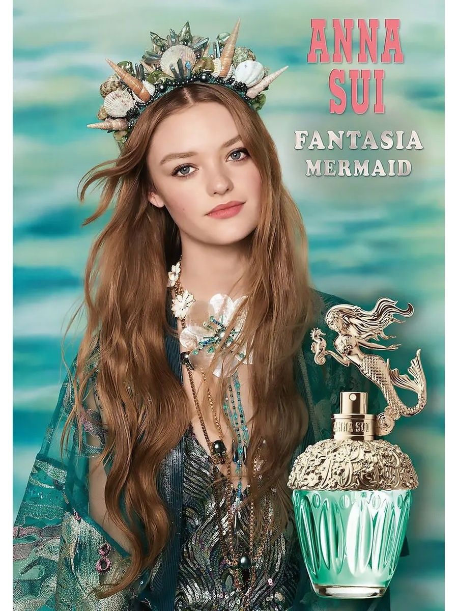 Fantasia anna sui. Духи Anna sui Fantasia Mermaid. Анна суи Русалка. Anna sui Fantasia Mermaid EDT для женщин, 50 мл. Анна суи фантазия фото.