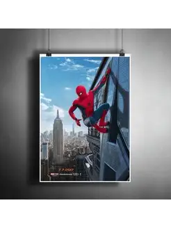 Постер плакат "Человек-Паук (Spider-man). Комиксы Марвел" A3