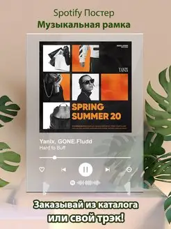 Spotify постер Yanix feat GONE Fludd плакат Cпотифай постер