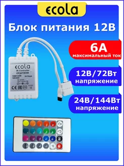 Контроллер для светодиодной ленты RGB с пультом