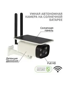 Камера видеонаблюдения Wi-Fi уличная и для дома с записью