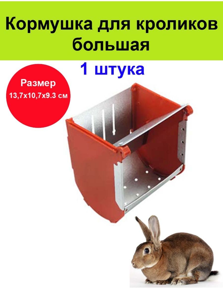 Основные виды кормушек для кроликов