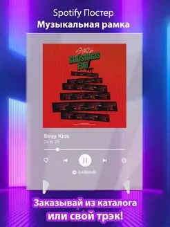 Spotify постер Stray kids плакат Cпотифай постер