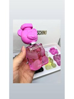 Moschino подарочный набор toy 2. Москино духи Медвежонок бабл гам. Набор Moschino Toy 1/3х90мл духи.