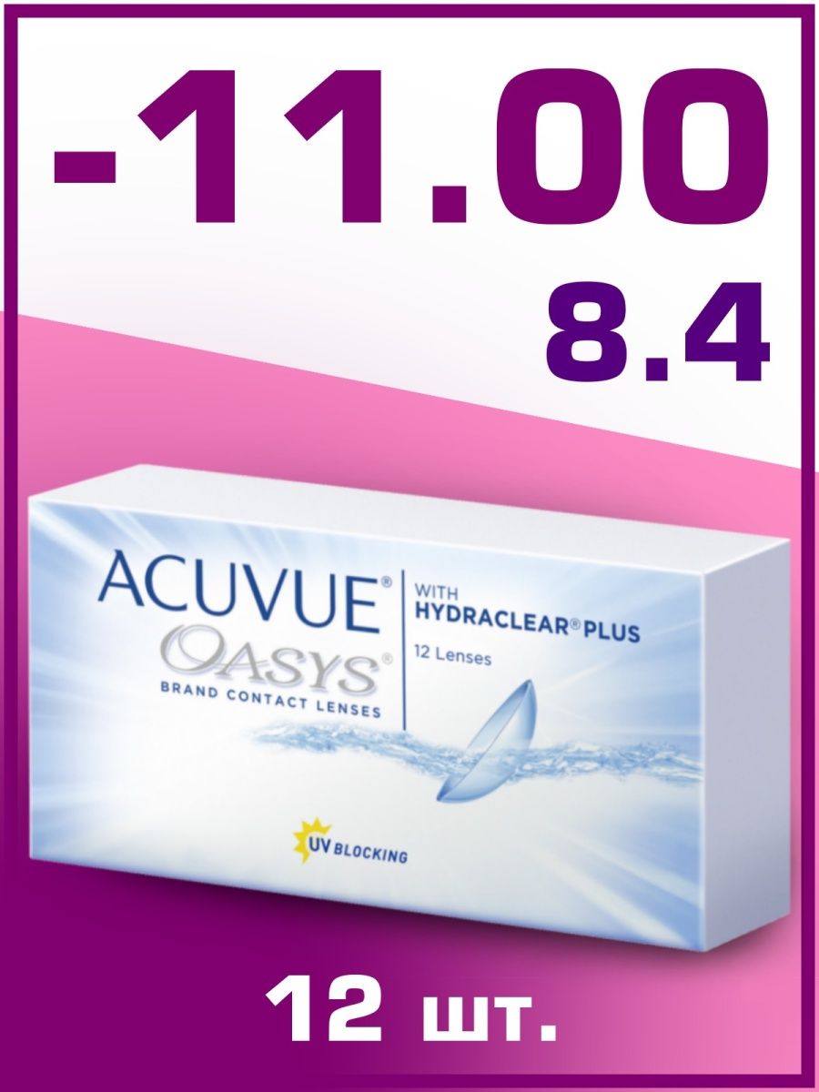 Acuvue oasys 24 линзы