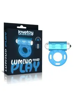 Светящееся в темноте эрекционное виброкольцо Lumino Play