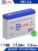 Аккумулятор ALFA FB 7-6 6V 7Ah 6В 7Ач бренд Alfa Battery продавец Продавец № 856558