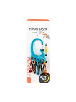 Брелок для ключей BigFoot Locker KeyRack Aluminum, голубой