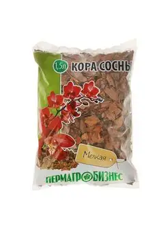 Добавка в почву Кора сосны, мелкая, 1,5 л