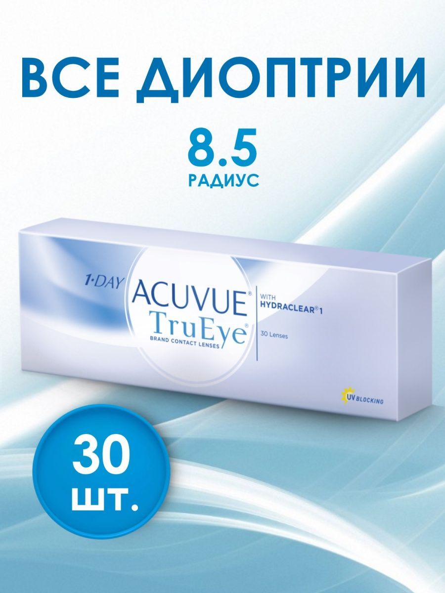 Контактные линзы acuvue trueye